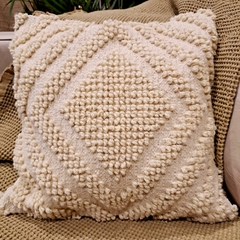 Almohadon rombos rusticos 40x40cm - tienda online