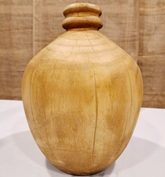 Botellon madera macizo chico 25cm