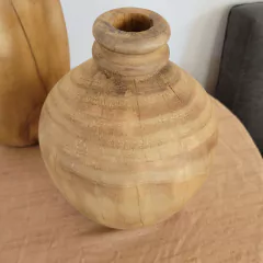 Botellon madera macizo chico 25cm - comprar online