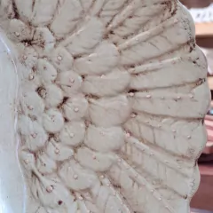 Angel sentado cerámica verde aqua 26cm en internet