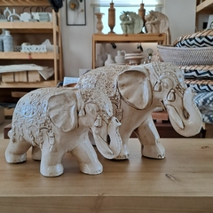 Elefante de cerámica beige chico 25cm - tienda online