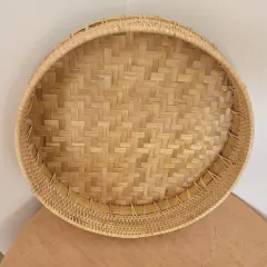 Bandeja Redonda Rattan y Bambú 40Cm en internet