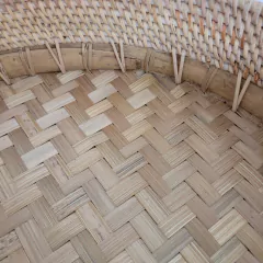 Imagen de Bandeja Redonda Rattan y Bambú 40Cm