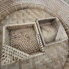 Bandeja servilletero rattan 12x4cm en internet