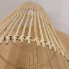 Lampara Cilindro Long rattan grande 25x73cm - comprar online