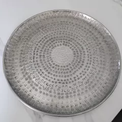 Bandeja geometricos metal chapa aluminio 48cm - comprar online