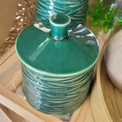 Set x2 Potiches Verdes - kazaru
