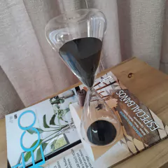 Jacks Black Reloj de Arena Negro 8X23Cm