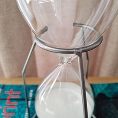 Metropolitan Reloj de Arena Plata con Soporte 13X25cm - tienda online