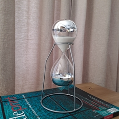 Metropolitan Reloj de Arena Plata con Soporte 13X25cm - comprar online
