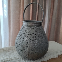 Candelabro Gota Maruecos chapa con manija 22Cm - comprar online