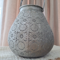 Candelabro Gota Maruecos chapa con manija 22Cm - tienda online