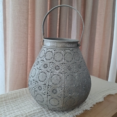 Imagen de Candelabro Gota Maruecos chapa con manija 22Cm