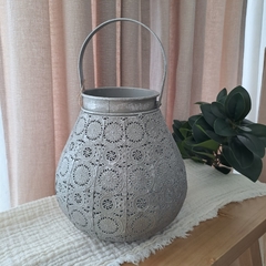 Candelabro Gota Maruecos chapa con manija 22Cm
