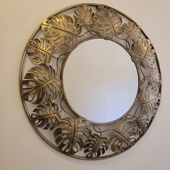 Imagen de Friso con Espejo Monstera Peltre 62cm
