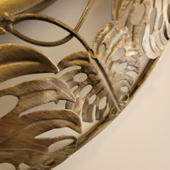 Friso con Espejo Monstera Peltre 62cm - tienda online