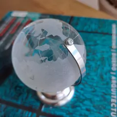 Globo Terráqueo de Vidrio 10Cm en internet