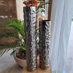 Florero Negro Vidrio 60Cm - comprar online