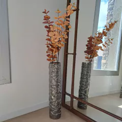 Florero Negro Vidrio 50Cm