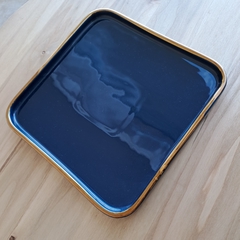 Bandeja Merida azul cuadrada 25cm