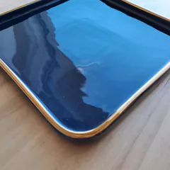 Bandeja Merida azul cuadrada 25cm - kazaru