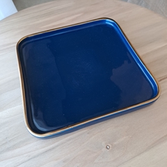 Bandeja Merida azul cuadrada 25cm en internet
