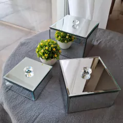 Caja Espejada Almagro Grande 14cm - comprar online