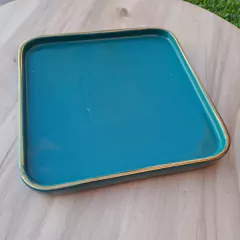 Bandeja Merida Color Verde Cuadrada Detalle 25cm