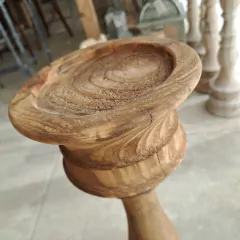 Setx2 Candelabros Cirial Madera 60cm - tienda online