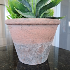 Planta Bouquet artificial en maceta Blanco 31cm - kazaru