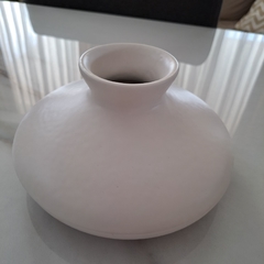 Porta espiral cerámica Chimenea blanco 17x10cm