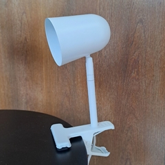 Lampara Olivia Clip blanco 25x10cm