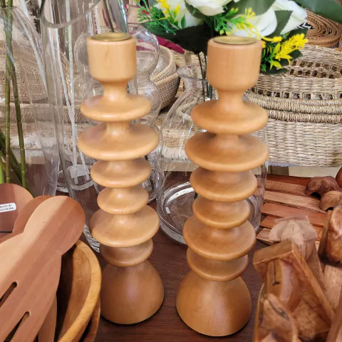 Candelabro Lenga Nola 32x10cm