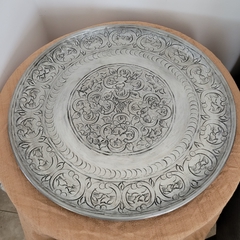 Bandeja Plain metal chapa aluminio 48cm