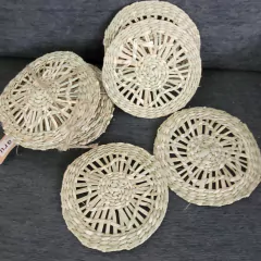Apoyavasos posavasos redondos seagrass 10cm - tienda online