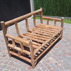 Camastro rústico para exterior 150x80cm - comprar online