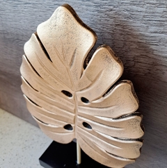 Monstera Gold Escultura 17,5x6x27cm en internet