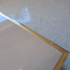 Charm Caja beige grande con hebilla 21x14x8cm - tienda online