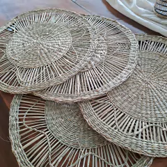 Imagen de Individual Calado Fibras Naturales Rústico New 39cm