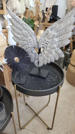 Collar de Mendong en Pedestal Negro 20cm - kazaru