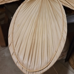 Lampara Pantalla Plana 6 Palmas Lotus 118cm - comprar online