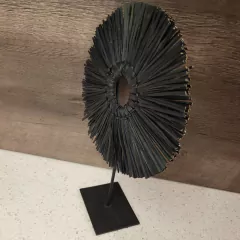 Collar de Mendong en Pedestal Negro 20cm - tienda online