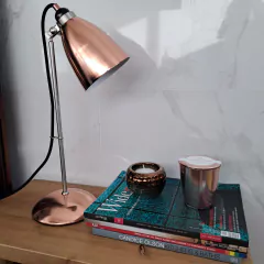 Lampara Carlos de escritorio Dorado 46cm - comprar online