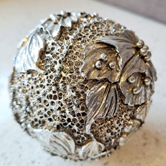 Esfera deco metalizada chica 7,5cm varios modelos