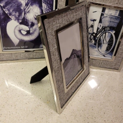 Portarretato entelado gris 10X15cm M117 - comprar online