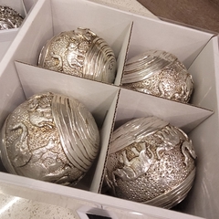 Imagen de Esfera deco metalizada chica 7,5cm varios modelos