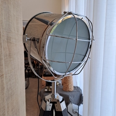 Imagen de Lampara tripode reflector spot plata patas negras 150cm