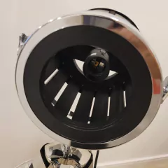 Imagen de Lámpara de Pie Tripode negro y plata 70mm