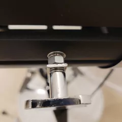 Lámpara de Pie Tripode negro y plata 70mm - tienda online