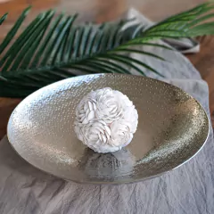 Centro de Aluminio Hondo Circular Grande 33cm - tienda online